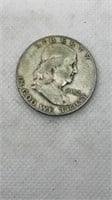 1952-D Franklin half dollar