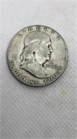 1952-S Franklin half dollar