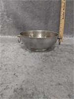 Vintage Hammered Aluminum 8" Bowl