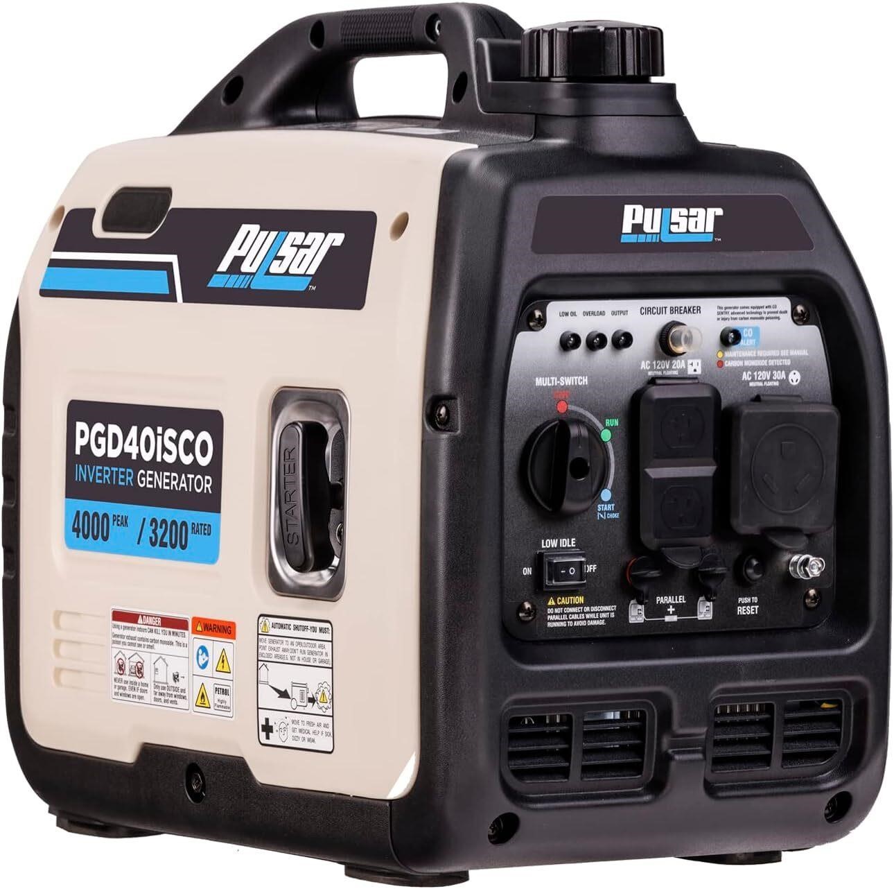 Pulsar PGD40ISCO Quiet 4000W Gas Generator