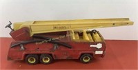 Vtg pressed steel fire truck Condition as pictured