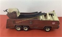 Vtg pressed steel fire truck Condition as pictured