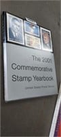 2001 COMMERATIVE STAMP YEARBOOK, WITH STAMPS
