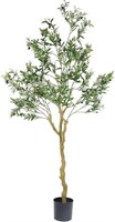 7' Tall Faux Olive Tree,7ft(84in)