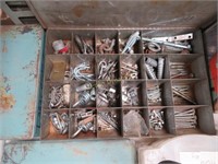 Metal Organizer Box w/ Assorted Hardware