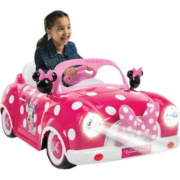 Disney Minnie Mouse 6V Convertible Ride-on