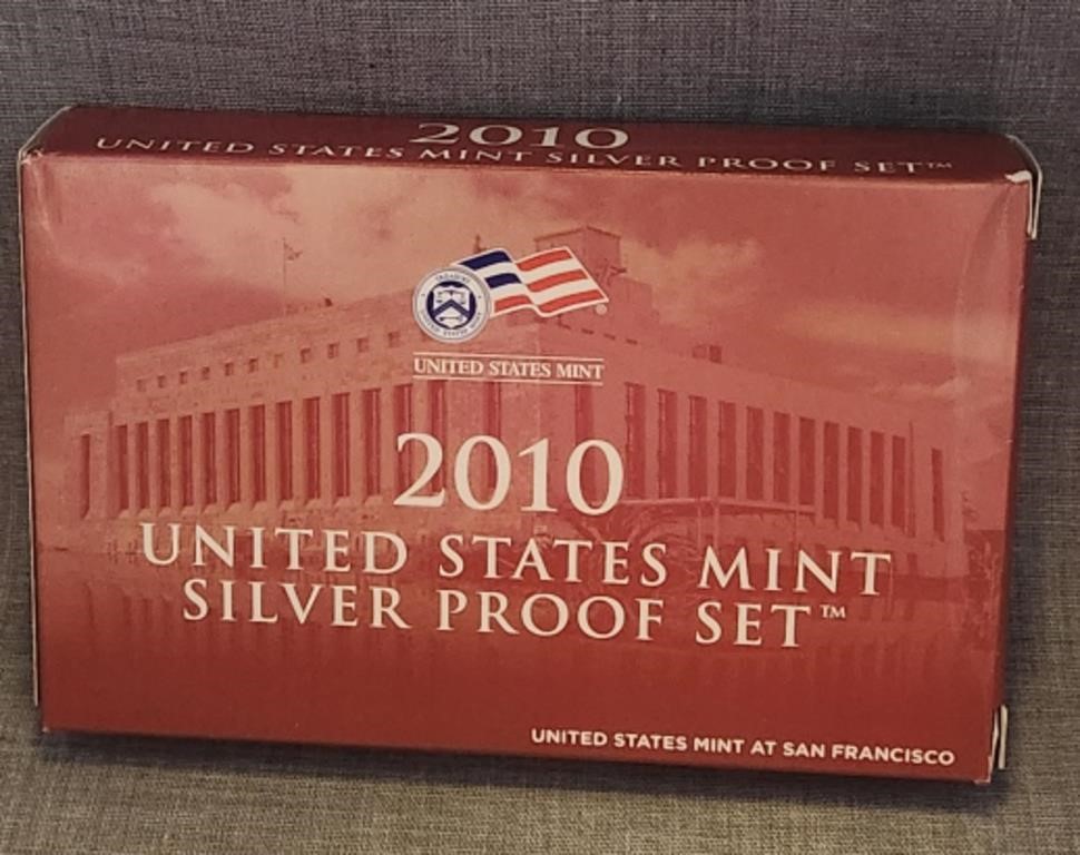 2010 United States Mint Silver Proof Set, San