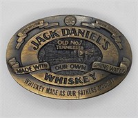 1989 Jack Daniels Brass Belt Buckle