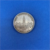 1939 Canada 1 Dollar Silver Coin