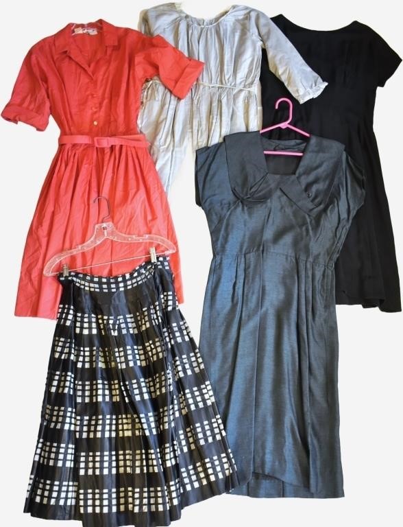 1950's - 1960's Women's Dresses & Skirt (5)