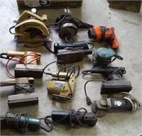 Power Tool Box Lot  Barn Find  as found untested