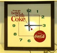 ELEC.  COKE CLOCK, WORKING