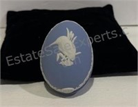 Wedgwood Jasperware 1982 Easter Egg 2-1/2” with