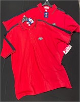 2 XL UGA Polo Shirts NWT