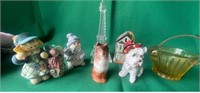 7 pc lot Eiffle Tower dogs  misc