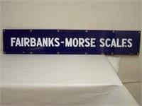 FAIRBANKS -MORSE SCALES SSP SIGN-  50" X 9 " -