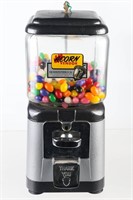 Silver and Black Acorn Gumball Machine