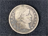 1915-d Barber Half Dollar