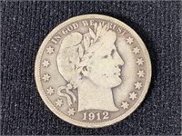 1912-s Barber Half Dollar