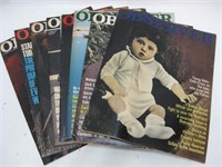 Eight Vintage 1970's Observer Magazines