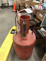 RED OIL CAN, 20" TALL