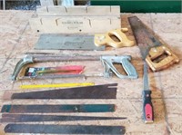 Hand Saws, miter box & saw,