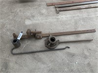Steel Spring Threading Tool & Roller Feed Stand