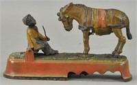 SPISE A MULE MECHANICAL BANK - BENCH VERSION