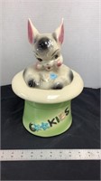 Bunny in a Hat cookie jar