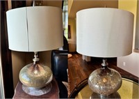 "Rainwater on Glass" Table Lamps