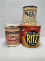 Ritz 50th Anniversary Tin, Beer Nutts 40th