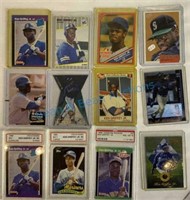 Ken Griffey Junior baseball cards including five