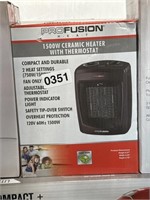 PRO FUSION CERAMIC HEATER RETAIL $20