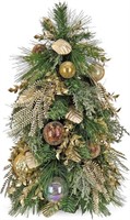 HGTV Home Artificial Topiary Christmas Tree 26"