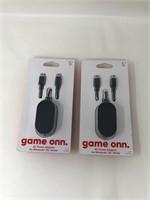 Nintendo Game Onn DS AC Power Adapter X2