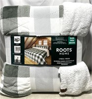 Roots Home King 3 Piece Comforter Set
