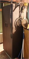 2 door metal utility cabinet, 23" deep x 30" wide