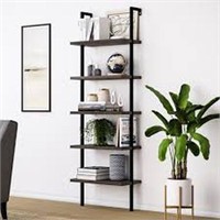 NATHAN JAMES 5-SHELF LADDER BOOKCASE