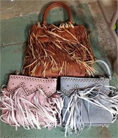 Lot Of New Purses Handbags W/ Tassels
