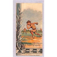 Circa 1900 Curtis Davis Baseball Trade Card