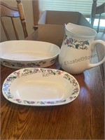 Kitchen items including 3 pieces of Castlegarden