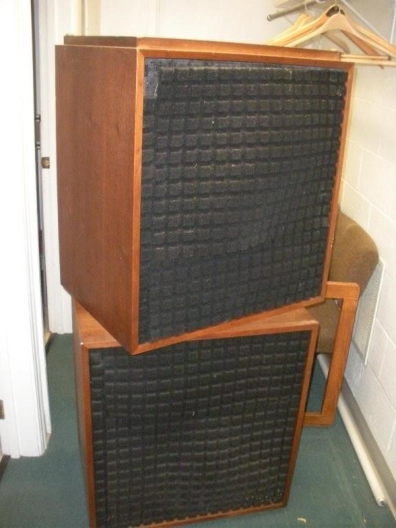 (2) Large Altec Speakers  27x20x30 inches  Model