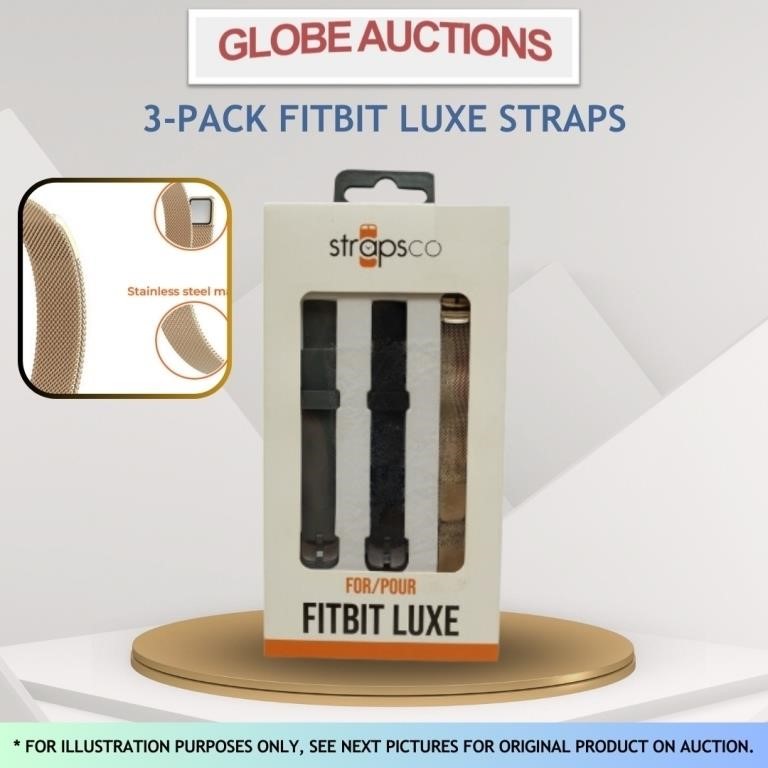 3-PACK FITBIT LUXE STRAPS