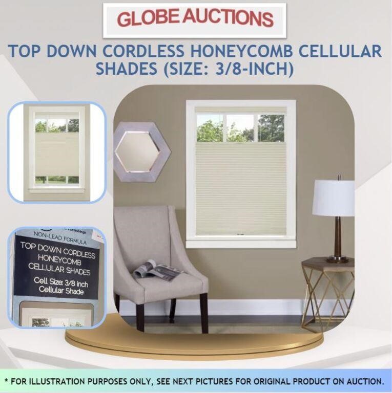 TOP DOWN CORDLESS HONEYCOMB CELLULAR SHADES