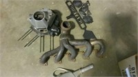 Assorted metal vehicle parts