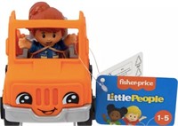 FISHER PRIC ELITTLE PEOPLE ORANGE TRUCK