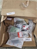 box of misc honda parts/accessories