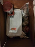 Box of Assorted Fasteners & Hardware