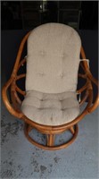 Swivel Bamboo Chair
