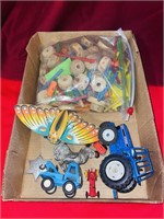 Assorted Vintage Toys Lot - Tractors